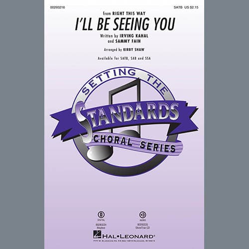 I'll Be Seeing You (arr. Kirby Shaw)
