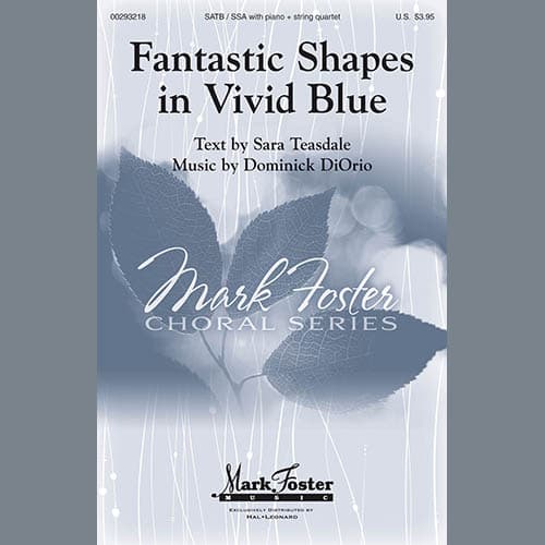 Fantastic Shapes in Vivid Blue - Violin 2