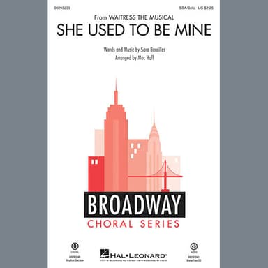 She Used To Be Mine (from Waitress the Musical) (arr. Mac Huff) - Synthesizer