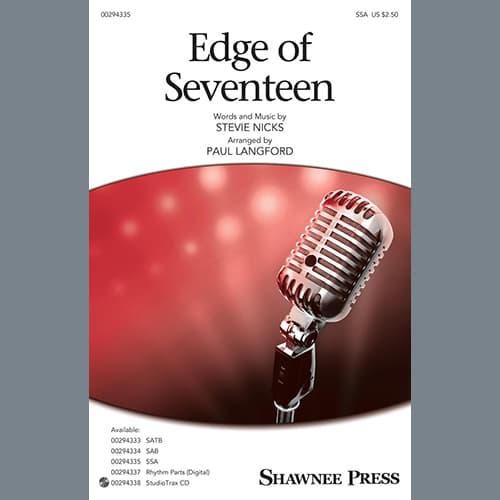 Edge Of Seventeen (arr. Paul Langford)