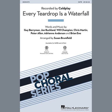 Every Teardrop Is a Waterfall (arr. Susan Brumfield) - Percussion 2