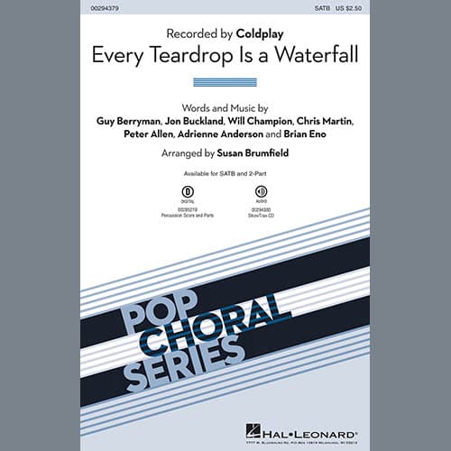 Every Teardrop Is a Waterfall (arr. Susan Brumfield) - Score