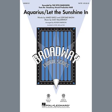 Aquarius / Let the Sunshine In (from the musical Hair) (arr. Roger Emerson) - Bb Trumpet 2