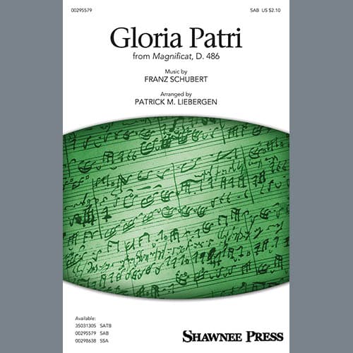 Gloria Patri (from Magnificat, D. 486) (arr. Patrick M. Liebergen)