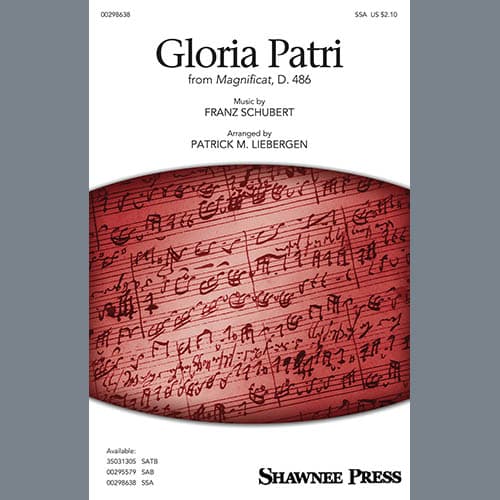 Gloria Patri (from Magnificat, D. 486) (arr. Patrick M. Liebergen)