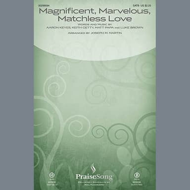 Magnificent, Marvelous, Matchless Love (arr. Joseph M. Martin) - Electric Bass (Fretless)