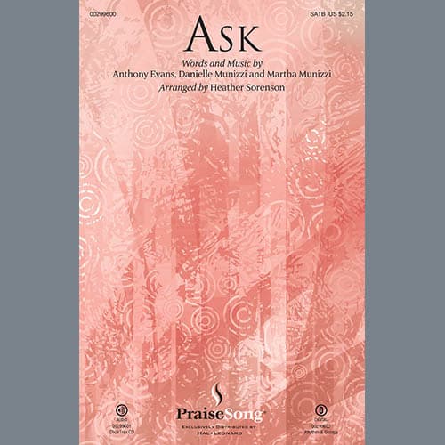 Ask (arr. Heather Sorenson) - Clarinet (sub. Viola)