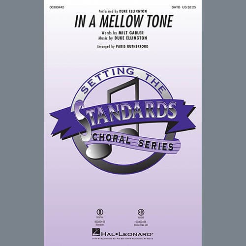 In a Mellow Tone (arr. Paris Rutherford) - Drums