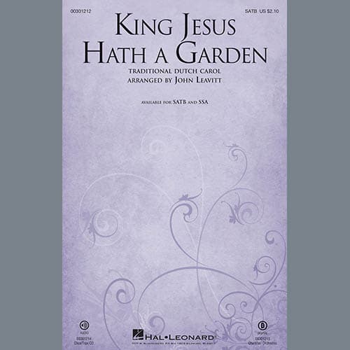 King Jesus Hath a Garden (arr. John Leavitt) - Percussion 1 & 2