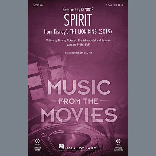 Spirit (from The Lion King 2019) (arr. Mac Huff)