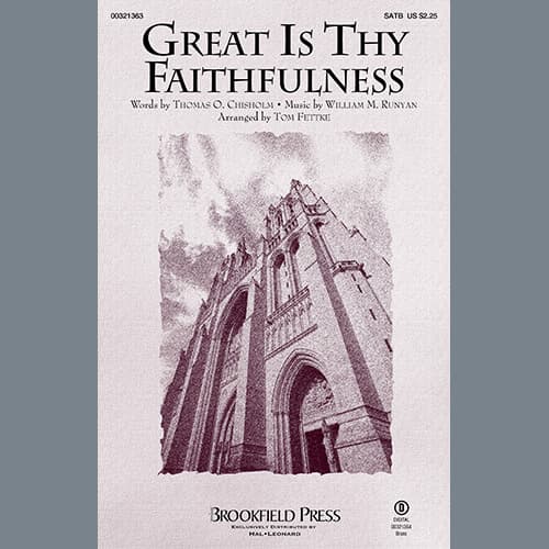 Great Is Thy Faithfulness (arr. Tom Fettke)