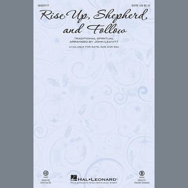 Rise Up, Shepherd, and Follow (arr. John Leavitt) - Cello