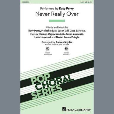 Never Really Over (arr. Audrey Snyder)