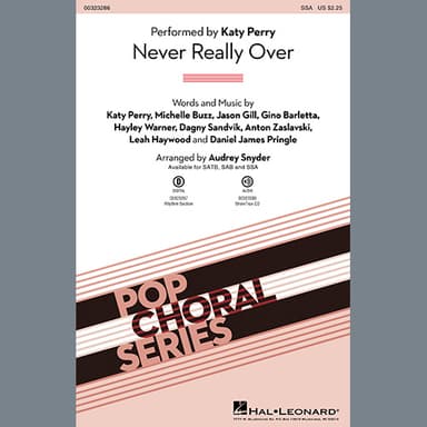 Never Really Over (arr. Audrey Snyder)