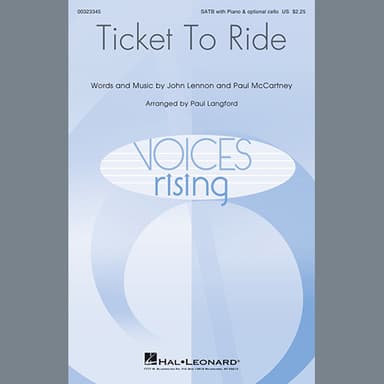 Ticket To Ride (arr. Paul Langford)