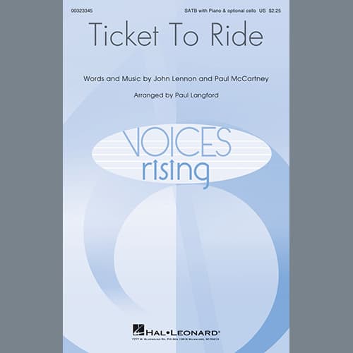 Ticket To Ride (arr. Paul Langford)