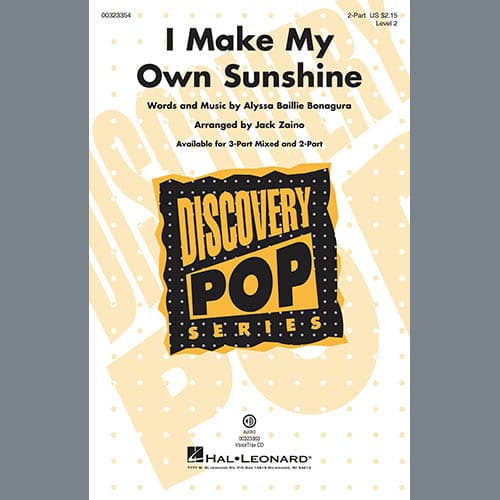 I Make My Own Sunshine (arr. Jack Zaino)