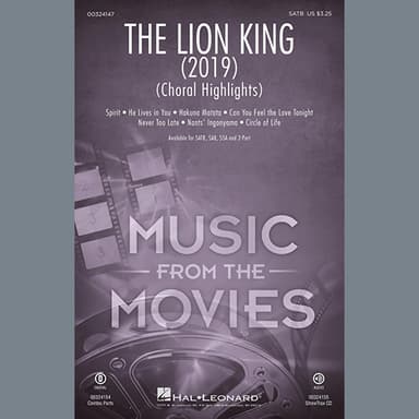 The Lion King (2019) (Choral Highlights) - Tenor Saxophone