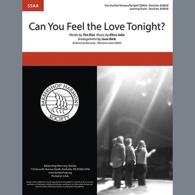 Can You Feel The Love Tonight? (from The Lion King) (arr. June Dale)