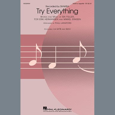 Try Everything (arr. Paul Langford)