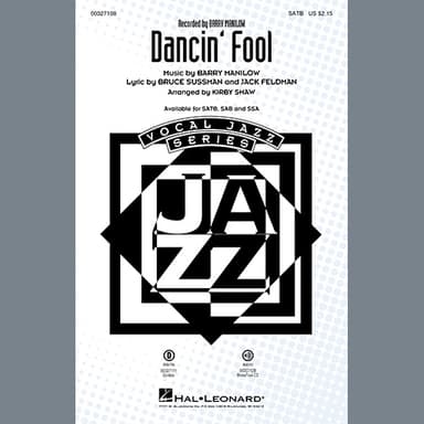 Dancin' Fool (arr. Kirby Shaw) - Drums