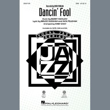 Dancin' Fool (arr. Kirby Shaw)