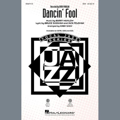 Dancin' Fool (arr. Kirby Shaw)