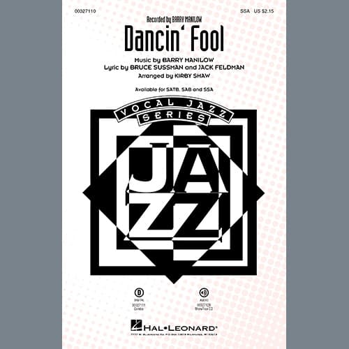 Dancin' Fool (arr. Kirby Shaw)