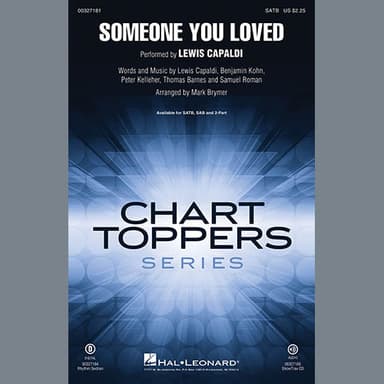 Someone You Loved (arr. Mark Brymer) - Synthesizer
