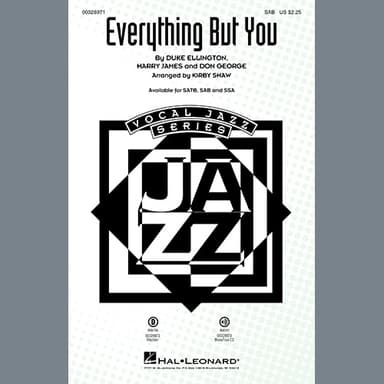 Everything But You (arr. Kirby Shaw)