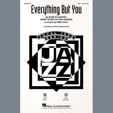 Everything But You (arr. Kirby Shaw)