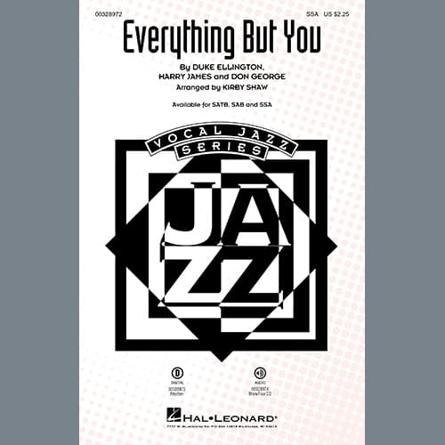 Everything But You (arr. Kirby Shaw)