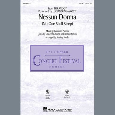Nessun Dorma (No One Shall Sleep) (from Turandot) (arr. Audrey Snyder) - Timpani (optional)