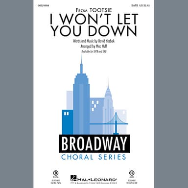 I Won't Let You Down (from the musical Tootsie) (arr. Mac Huff) - Guitar