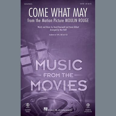 Come What May (from Moulin Rouge) (arr. Mac Huff) - Bb Trumpet 2