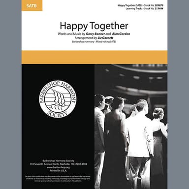 Happy Together (arr. Liz Garnett)
