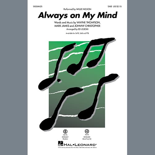 Always On My Mind (arr. Ed Lojeski)