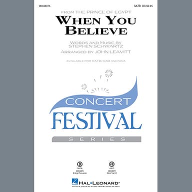 When You Believe (from The Prince Of Egypt) (arr. John Leavitt)