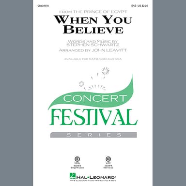 When You Believe (from The Prince Of Egypt) (arr. John Leavitt)