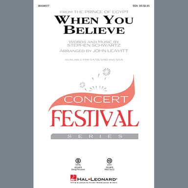 When You Believe (from The Prince Of Egypt) (arr. John Leavitt)
