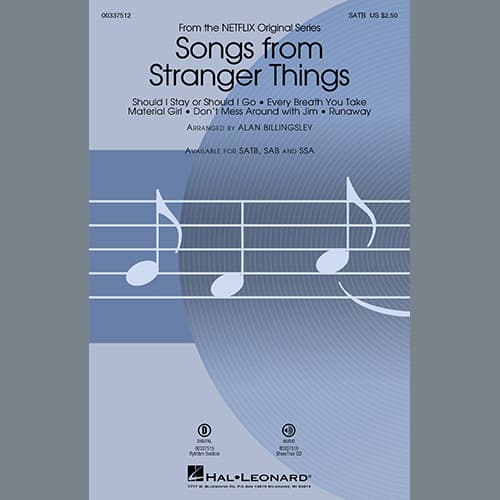 Songs from Stranger Things (arr. Alan Billingsley) - Synthesizer I