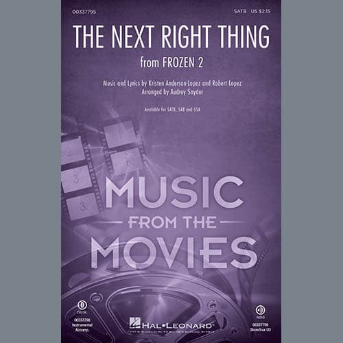 The Next Right Thing (from Disney's Frozen 2) (arr. Audrey Snyder)