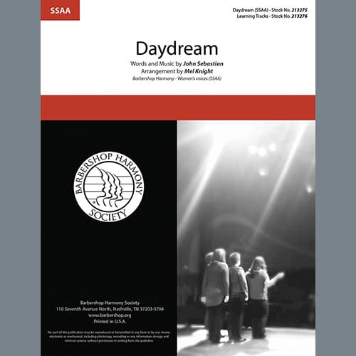 Daydream (arr. Mel Knight)