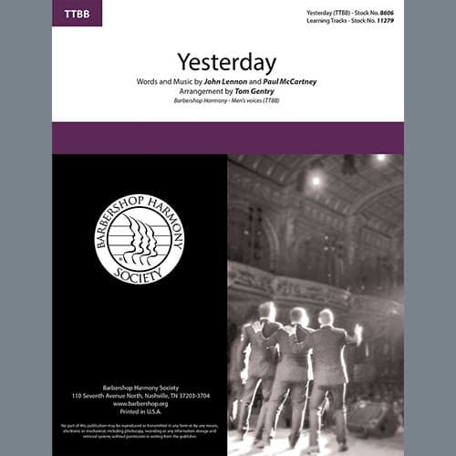 Yesterday (arr. Tom Gentry)