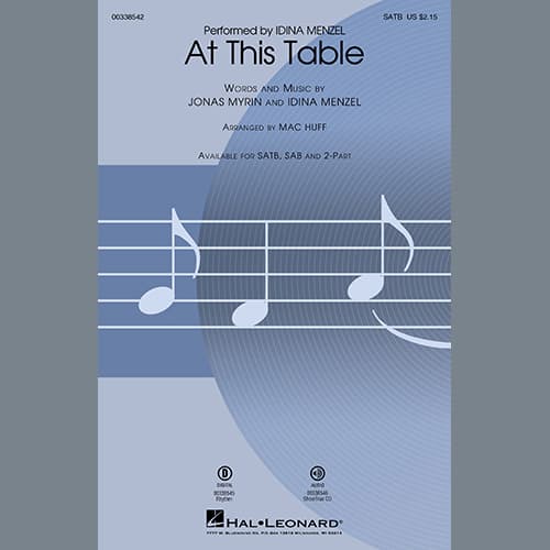 At This Table (arr. Mac Huff) - Drums