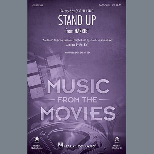 Stand Up (from Harriet) (arr. Mac Huff) - Drums