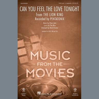 Can You Feel The Love Tonight (from The Lion King) (arr. Mark Brymer)