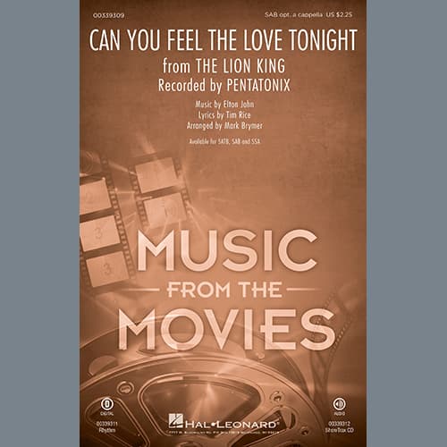 Can You Feel The Love Tonight (from The Lion King) (arr. Mark Brymer)