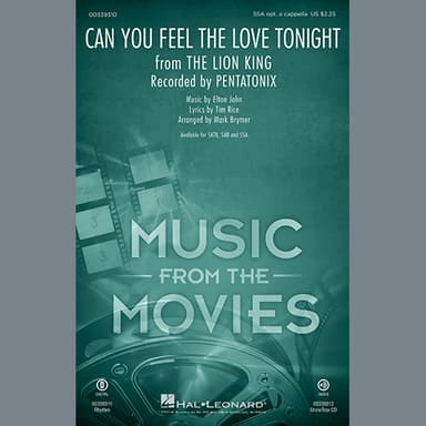 Can You Feel The Love Tonight (from The Lion King) (arr. Mark Brymer)