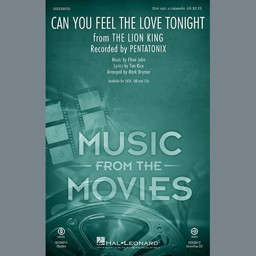 Can You Feel The Love Tonight (from The Lion King) (arr. Mark Brymer)